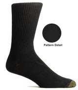 Mens Gold Toe Fluffy Sock - Extended Sizes - 3 Pack