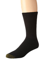 Men's Gold Toe Cotton Crew Sock - Extended Size - 6 Pack