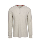 North River Heathered Waffle Henley