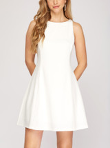 She + Sky Heavy Knit A-Line Dress