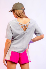 Back Strappy Detail Top
