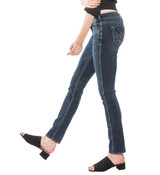 Silver Elyse Straight Jean-L03403SSG334