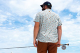 Dkota Grizzly Reel 4-Way Stretch Fly Print Shirt
