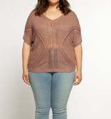 Dex Plus Open Stitch Sweater