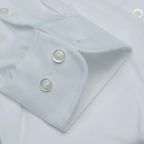 Cooper & Stewart Tailored Fit Spread Collar - White