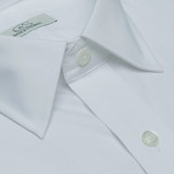 Cooper & Stewart Tailored Fit Spread Collar - White