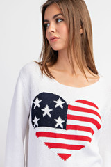 EE:Some Heart Flag Sweater