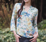 Papillon Watercolor Blouse