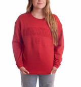 Ohio State Easley Embossed Crew Sweatshirt