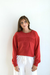 Ohio State Easley Embossed Crew Sweatshirt