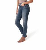 Silver Avery High Rise Straight Jean