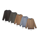 F/X Fusion Sandwashed Textured Cable Sweater - 313.C