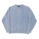 F/X Fusion Sandwashed Textured Cable Sweater - 313.C