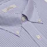 Cooper & Stewart Regular Fit Blue Classic Check Button Down