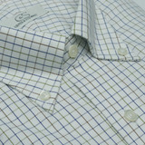 Cooper & Stewart Regular Fit Multi Windowpane Button Down Collar
