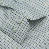 Cooper & Stewart Regular Fit Multi Windowpane Button Down Collar