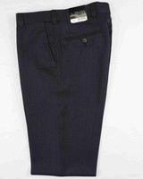 J. Braxx Barris Flat Front Unhemmed Dress Pant