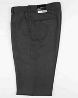 J. Braxx Barris Flat Front Unhemmed Dress Pant