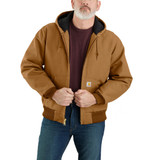 Carhartt Loose Fit Firm Duck Insulated Flannel-Lined Active Jac