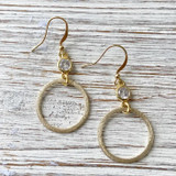 VB & Co Simple Hoop Circle Earrings
