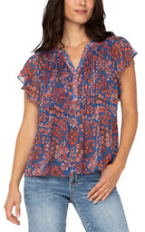 Liverpool Double Layer Flutter Sleeve - LM8C83PCP56