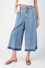 Ee:some Mineral Washed Wide Leg Pants