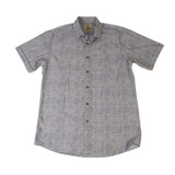 Trend by F/X Fusion Short Sleeve Broken Textured Print Shirt