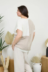 Blu Pepper Plus Multi Pattern Sweater