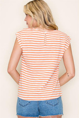 Staccato Twisted Hem Slub Knit Top
