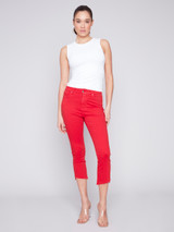 Charlie B Stretch Cropped Pant