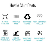 Hustle Sport Shirt - Banker Stripe