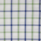 F/X Fusion B&T Long Sleeve Mini Check Shirt - White/Blue/Grey