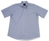 F/X Fusion Short Sleeve Textured Print - Blue