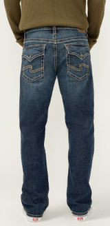 Silver Gordie Loose Fit Straight Leg Jean - M73455EFS410
