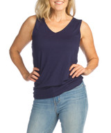 Papillon V-Neck Bamboo Tank