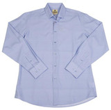 TREND by F/X Fusion B&T Long Sleeve Blue Micro Dot Print