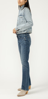 Silver Elyse Slim Boot Jeans - L03601EAE366