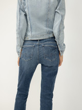 Silver Elyse Slim Boot Jeans - L03601EAE366