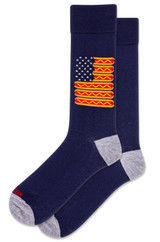 HOTSOX Hot Dog Flag Crew Sock