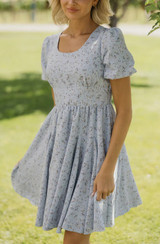 Mikarose The Tyler in Whisper Sky Dress