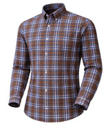 F/X Fusion Long Sleeve Shirt Multi Plaid - Navy/Brown