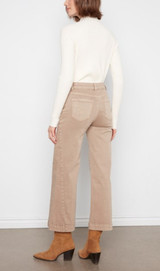 Charlie B Wide Leg Colored Twill Pants