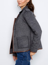 Charlie B Reversible Plaid Jacket