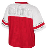 Colosseum Ohio State Buckeye Women's Bling Football Jersey