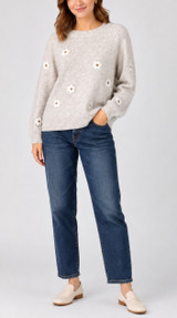 Keren Hart Sweater With Flowers