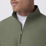 Mizzen+Main Easton Quarter Zip - Olive