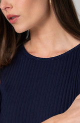 Liverpool Sleeveless Boatneck Knit Top