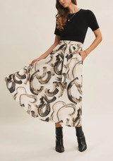 In February Mixed Media Sweater Dress