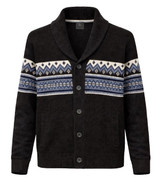 F/X Fusion Long Sleeve Fairisle Shawl Sweater