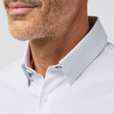 Mizzen+Main Leeward Dress Shirt - Navy Micro Dot